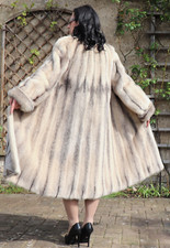 Manteau de Vison Fourrure Noir