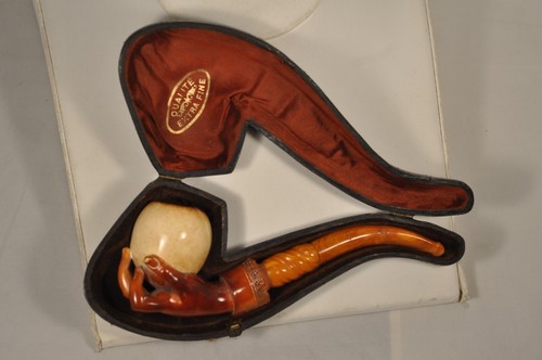 Pipe ancien ambre ecume - ancien,