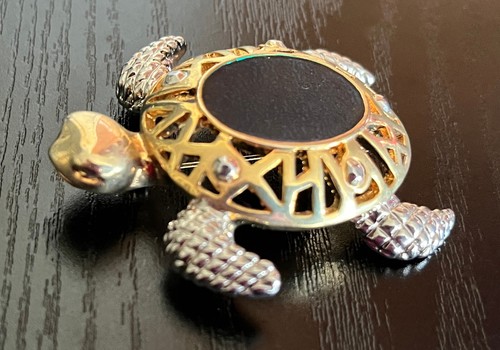 Broche tortue metal - broche,