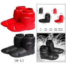 Winter down booties - down,