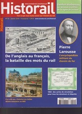 HISTORAIL N°44 PIER LAROUSSE / MOT DU RAIL / CARTE CIRCULATION / CHATELET HALLES