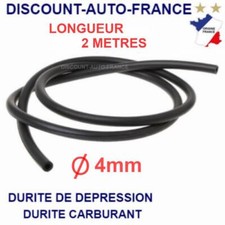 Durite Silicone De Dépression 4mm Longueur 2 mètres Couleur Noir