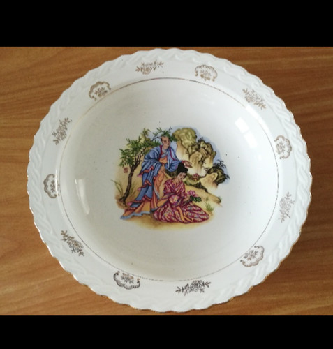 Assiette creuse porcelaine - assiette, en