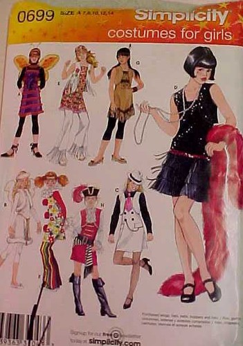 Simplicity 0699 girls - 0699, costume