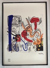 lithographie Keith HARING 50