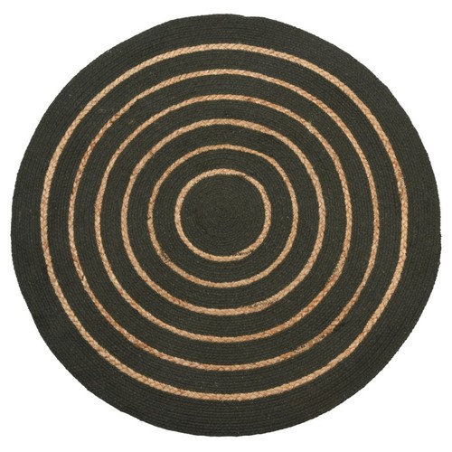Tapis rond jute naturel - en,