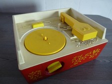 Fisher Price - Tourne-disque Music Record Player vintage  avec 5 disques