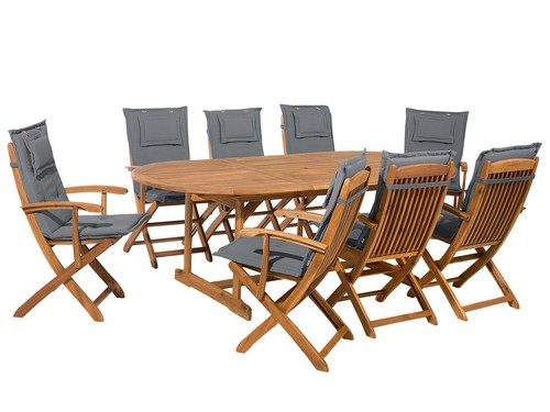 Beliani table de - table, jardin