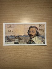 Billet 10 NF 10 Nouveaux Francs Richelieu Z.100 2-6-1960