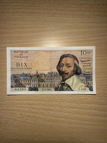 Billet 10 nouveaux - 10,