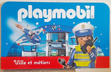PLAYMOBIL POLICE - LOT 3 PLV Noël de 2022 et 2021.
