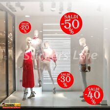 Vitrines Adhésives Soldes D'Été Pour Magasins Promotions Remises Rif# Mod.7