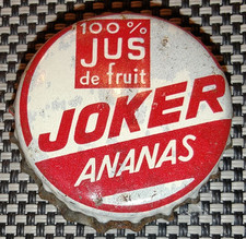 Ancienne Capsule Jus De Fruits ANANAS Maison JOKER-MALVOISIN 