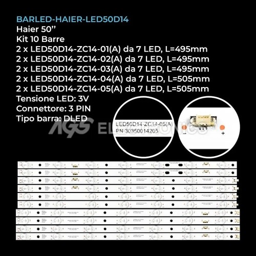 Kit barres led - 10, tv