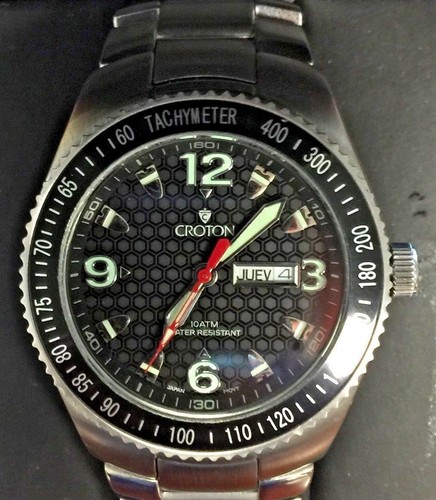 Croton tachymeter men watch - croton,