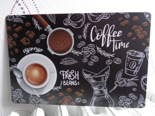 Tole metal coffee time - time, cafe