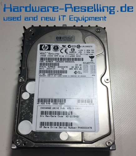 Fujitsu 146gb scsi u320 - 146gb,