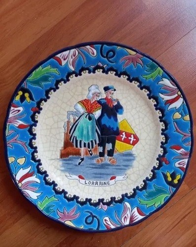 Assiette lorraine émaux - lorraine,