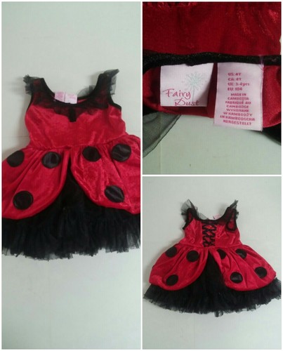 Cute girls fiary dust red - cute, 4t