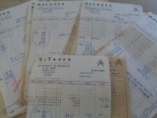 Citroen - lot de 48 factures