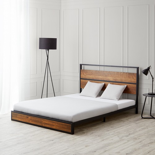 Cadre lit métal 140x200 - de,