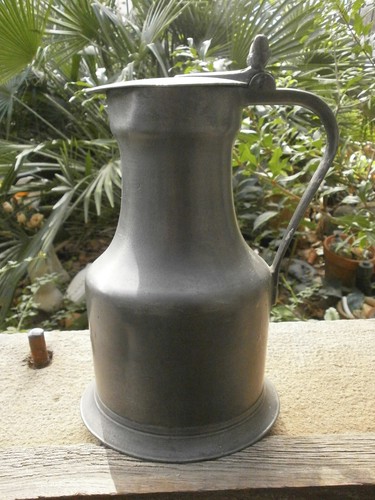 Pichet ancien étain - pichet,