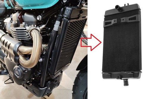 Radiateur bonneville t100 t120 - bonneville,