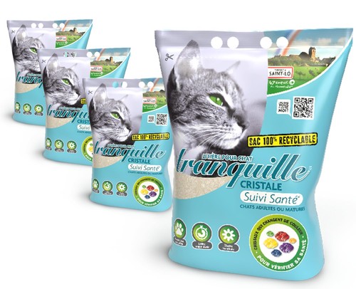 Litière silice chat 4 - ×,