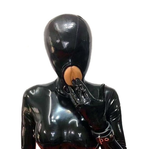 Latex gummi mask - gummi, with
