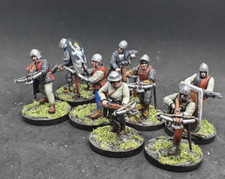  28mm flemish crossbowmen/