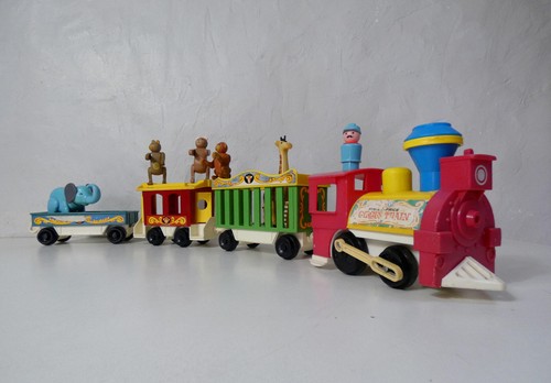 Fisher price vintage train - vintage, zoo