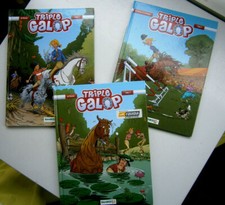 TRIPLE GALOP lot de 3 BD