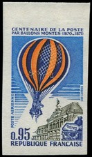 Timbre non dentelé poste
