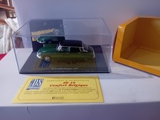 1/43 Citroën ID19 CONFORT BELGIQUE 1963 BOÎTE VITRINE CERTIFICAT ATLAS