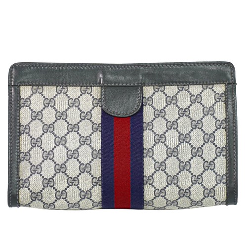 Sac pochette toile gucci - sac,