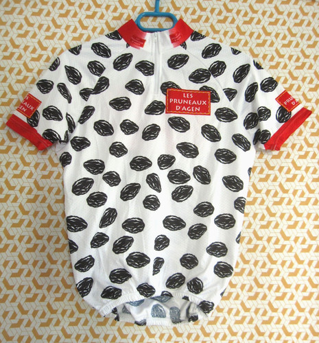 Maillot cycliste les pruneaux - les,