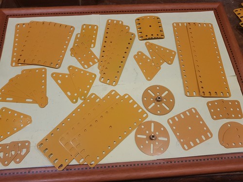 Lot meccano ancien - ancien, plaque