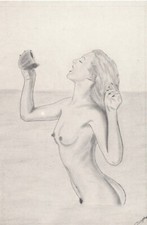 ** TOP CPA, Pin Up Seins Nus et Coco, Curiosa, Erotic, Illustrateur S.Dugény