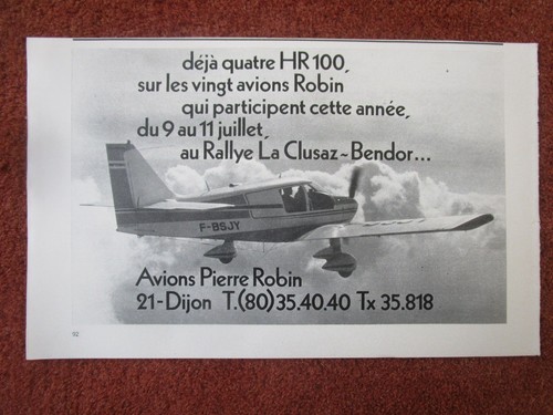 1971 pub avions - pub,