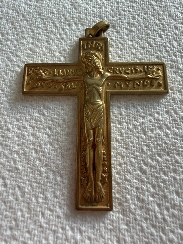 Ancien pendentif christ - pendentif, signÉ