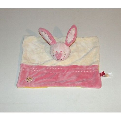 Doudou lapin rose tex - rose, baby