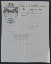 Facture paris 1929 produit - paris,