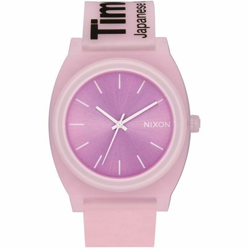 Nixon time teller clear pink - clear,