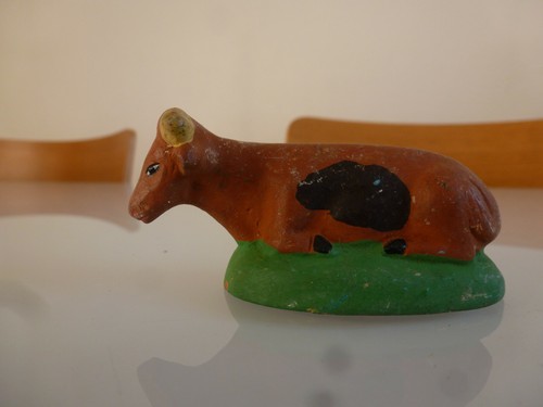 Ancien santon vache 5 h - 7,5,