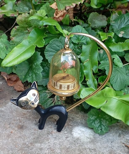 Sculpture thermomètre chat - sculpture,