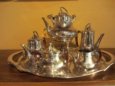 EXCEPTIONNEL SERVICE  METAL ARGENTE WMF/ 7 PIECES / ART NOUVEAU/JUGENDSTIL/ 1906
