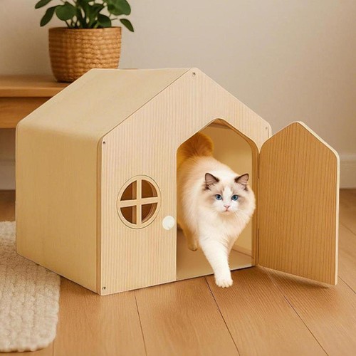 Maison pour chat bois - pour,