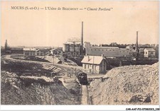 CAR-AAFP11-95-1000 - MOURS - l'usine de beaumont - ciment portland - Train