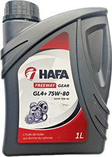 Huile pour boite de vitesse Hafa Freeway Gear GL4+ 75W80  1L pour Citroen Fiat..