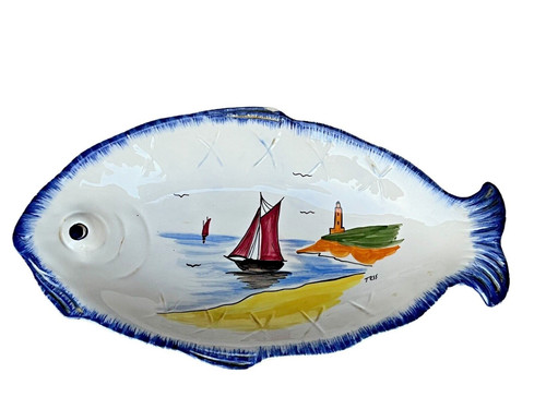 Ancien plat poissonniere - ancien,